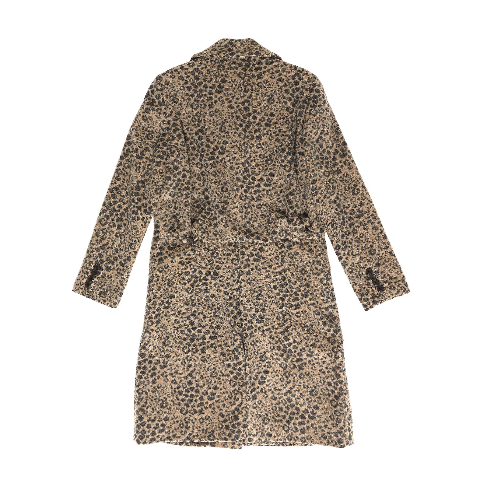 Helmut Lang Archival Leopard Wool Coat
