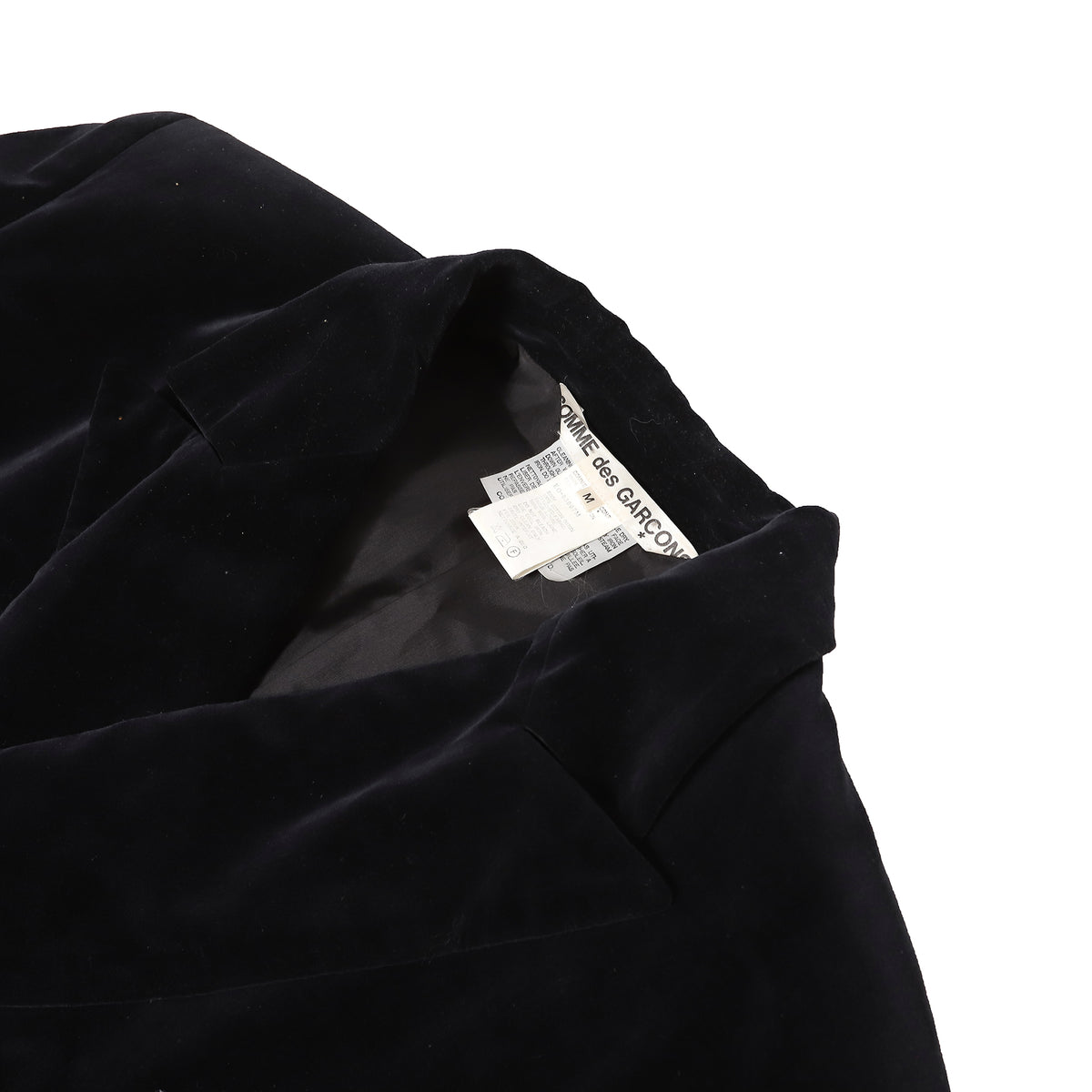 Comme des Garçons 90s Belted Velvet Coat
