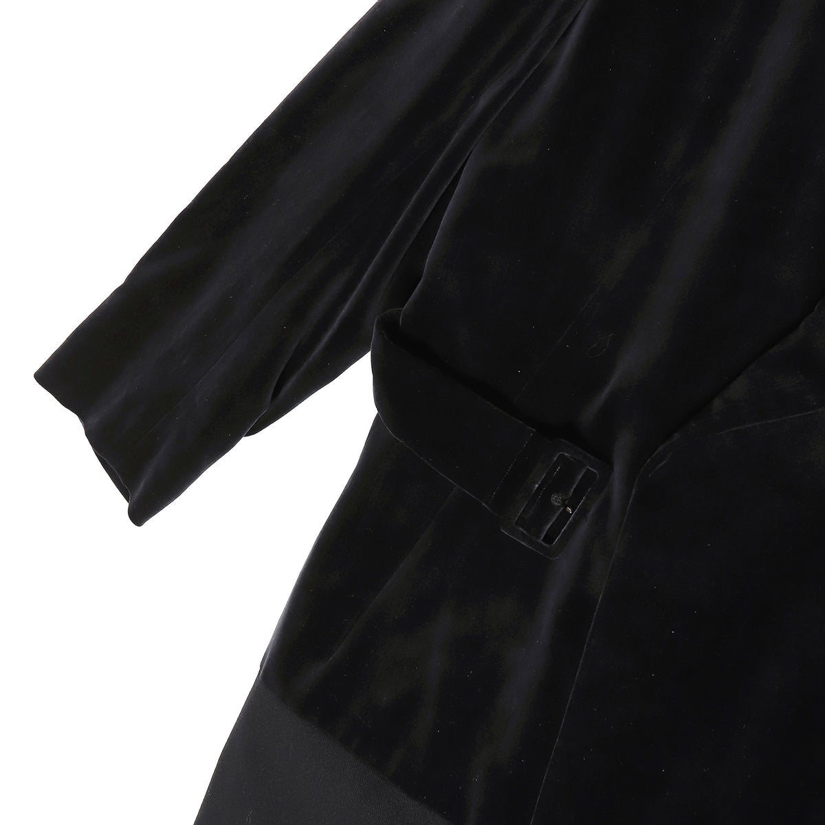 Comme des Garçons 90s Belted Velvet Coat