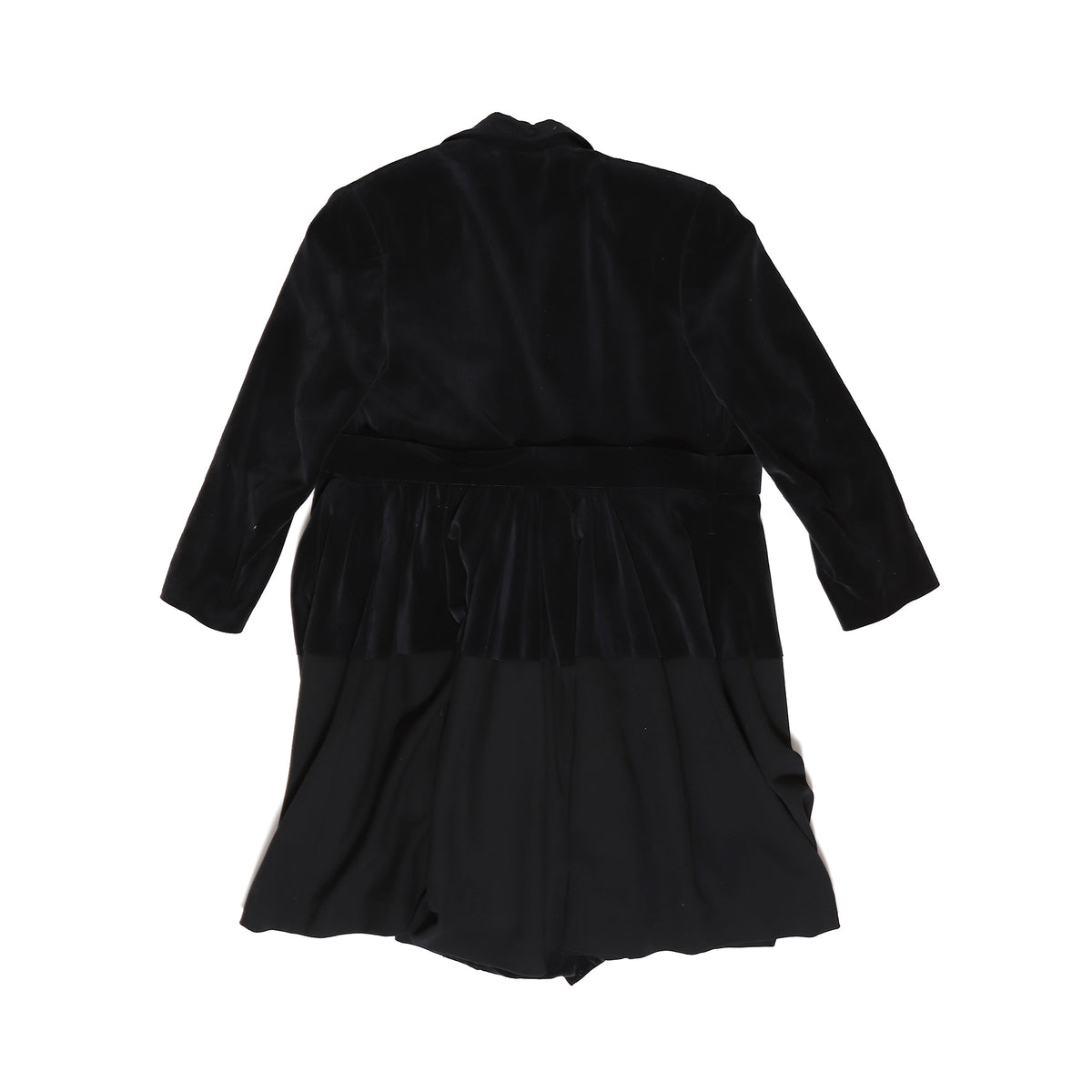 Comme des Garçons 90s Belted Velvet Coat