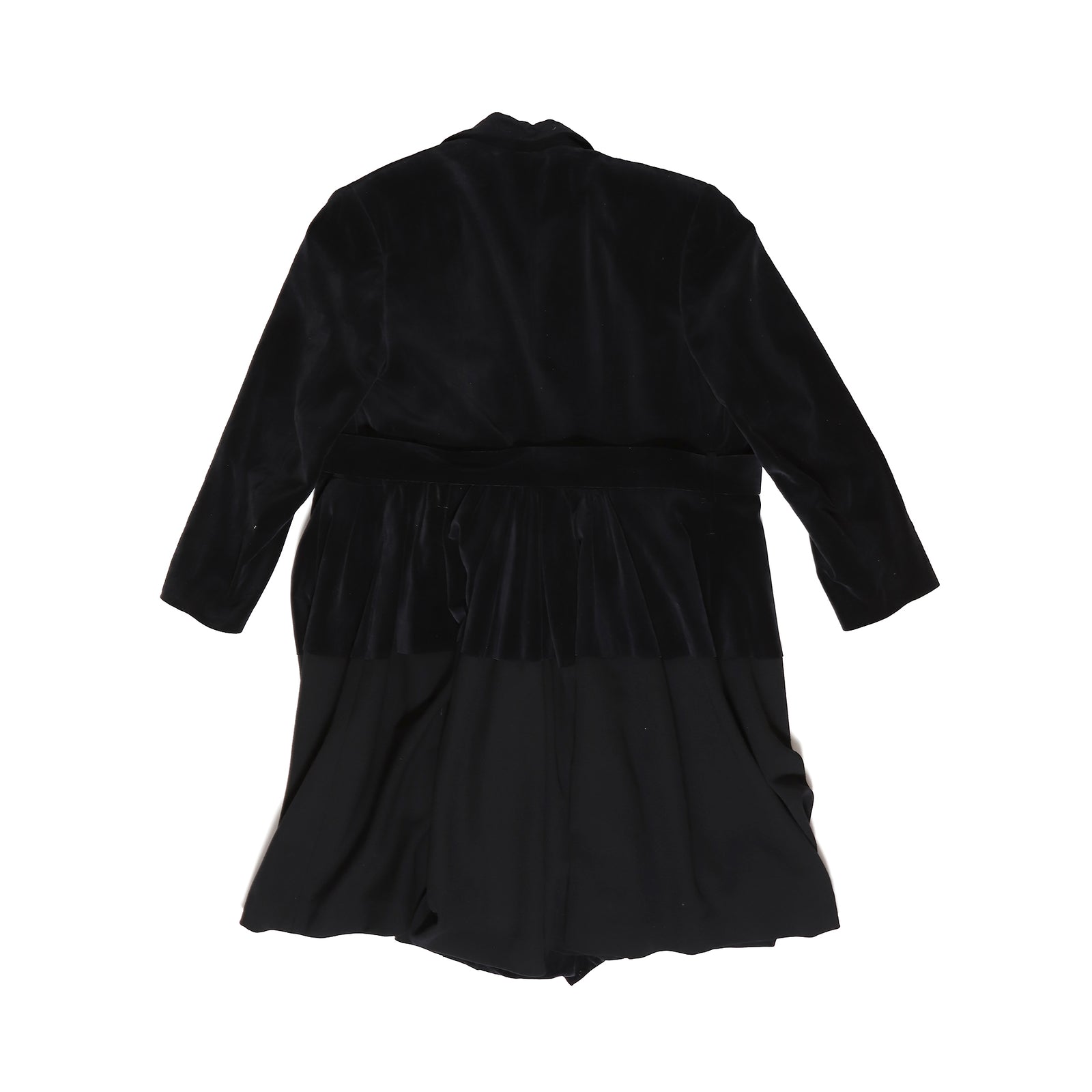 Comme des Garçons 90s Belted Velvet Coat