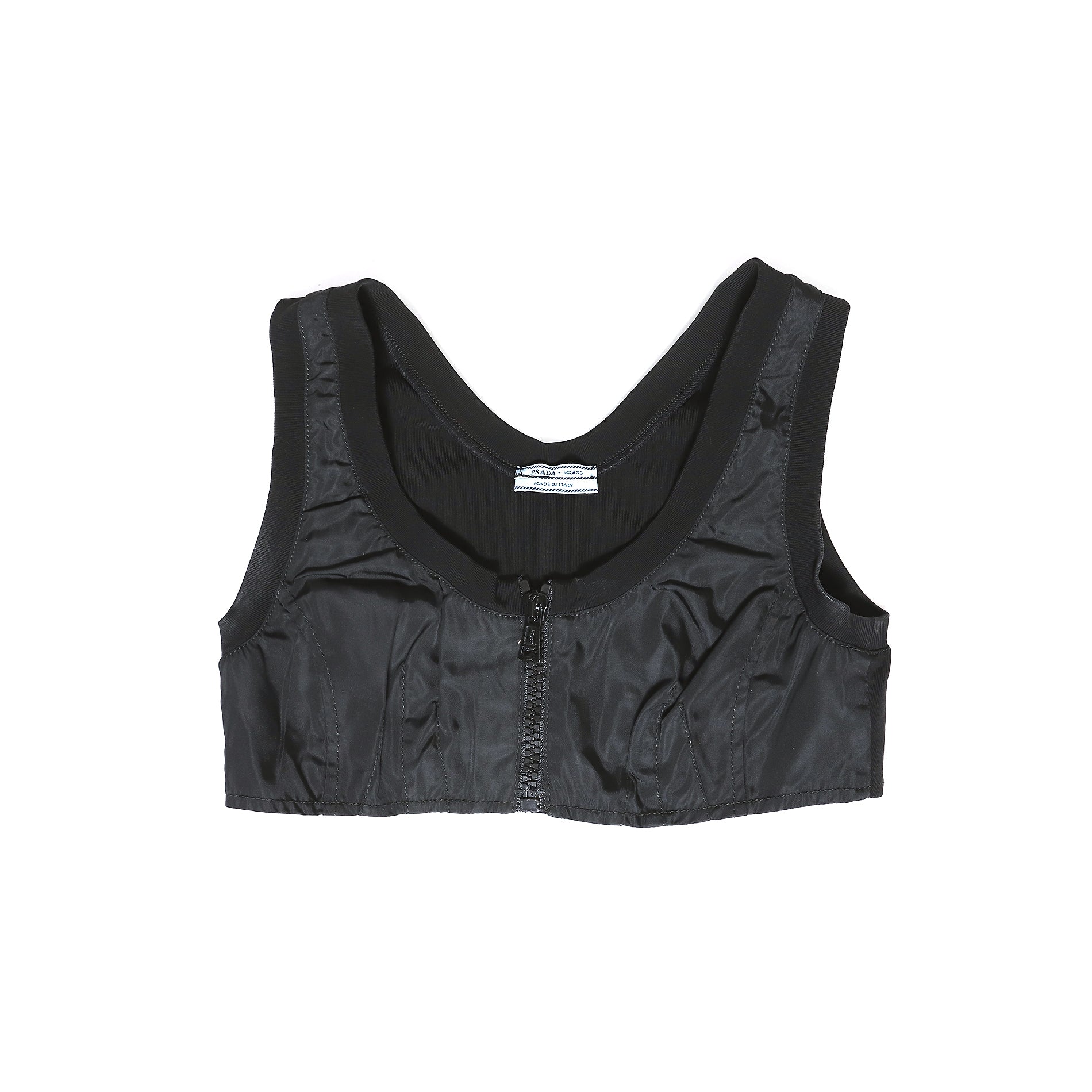 Prada Nylon Zip Bustier - Main Image