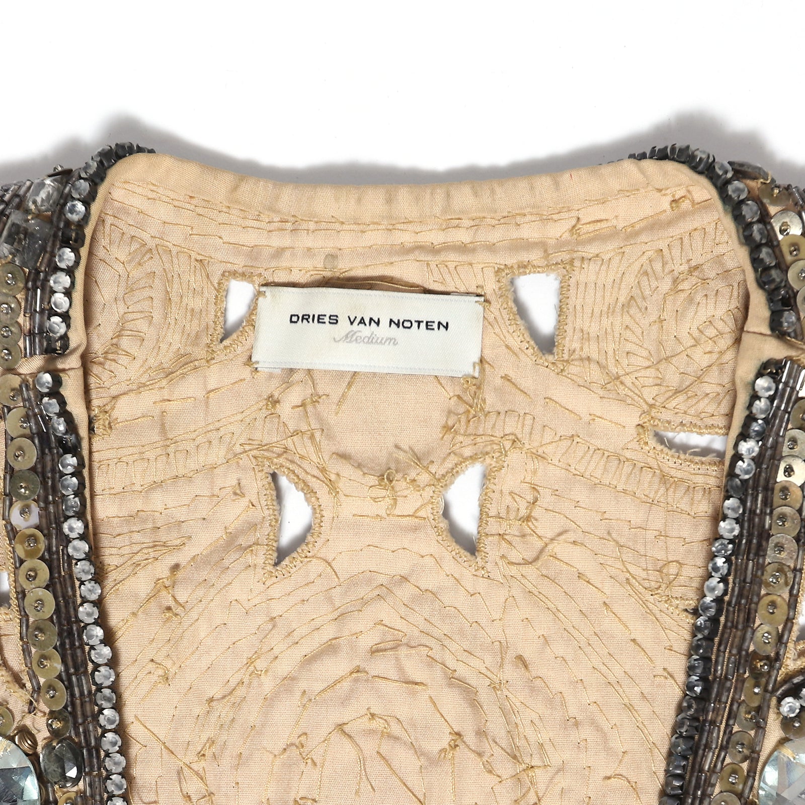 Dries Van Noten Embellished Sequin Gillet
