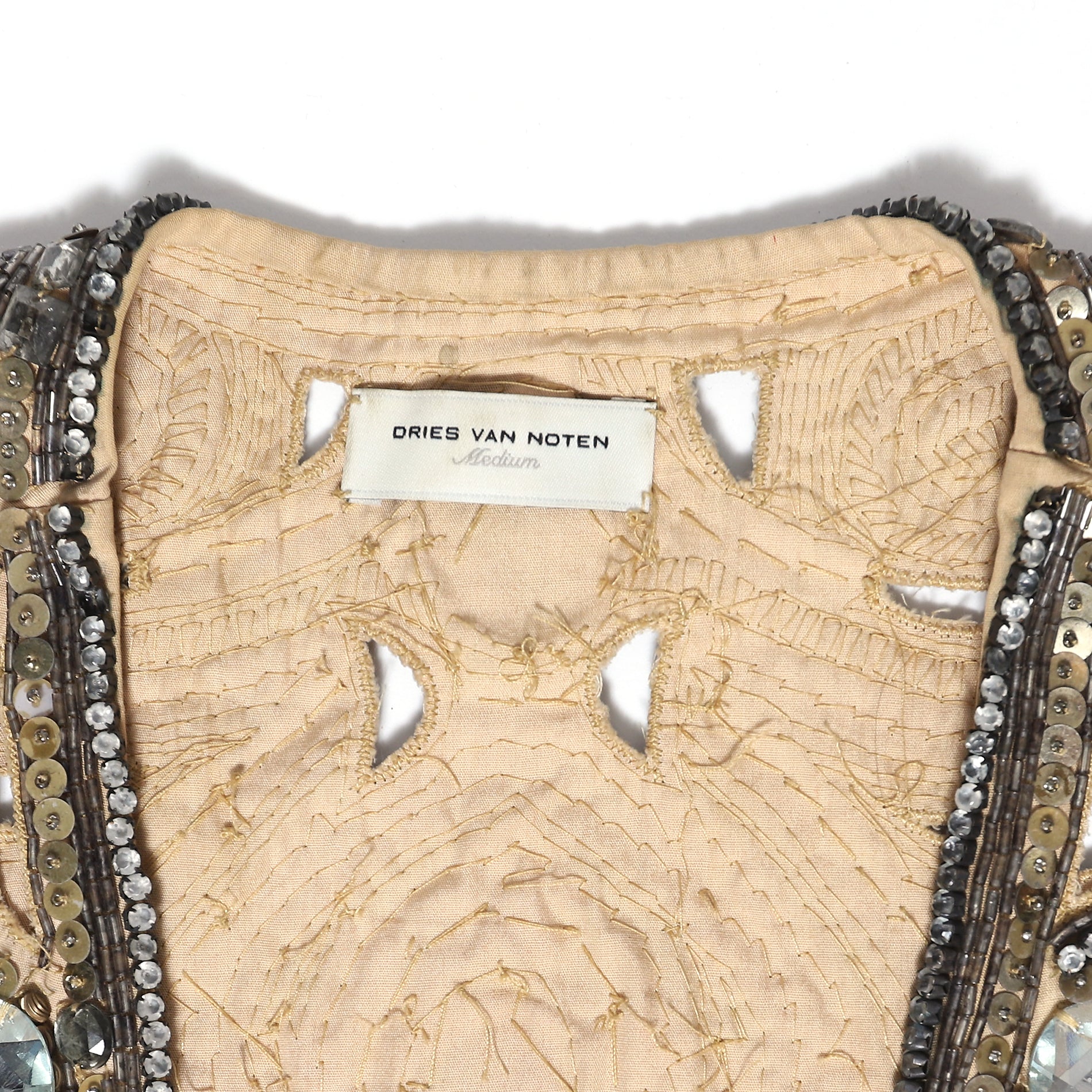 Dries Van Noten Embellished Sequin Gillet - kaibu Store Dries Van Noten Embellished Sequin Gillet - kaibu Store
