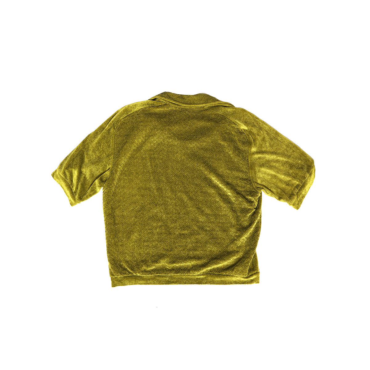 Bottega Veneta Velvet Intrecciato Collared Shirt