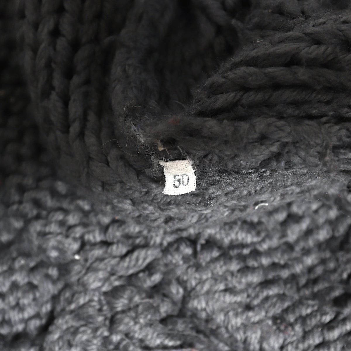 Alexander McQueen 90s Grey Knit Mask Hoodie