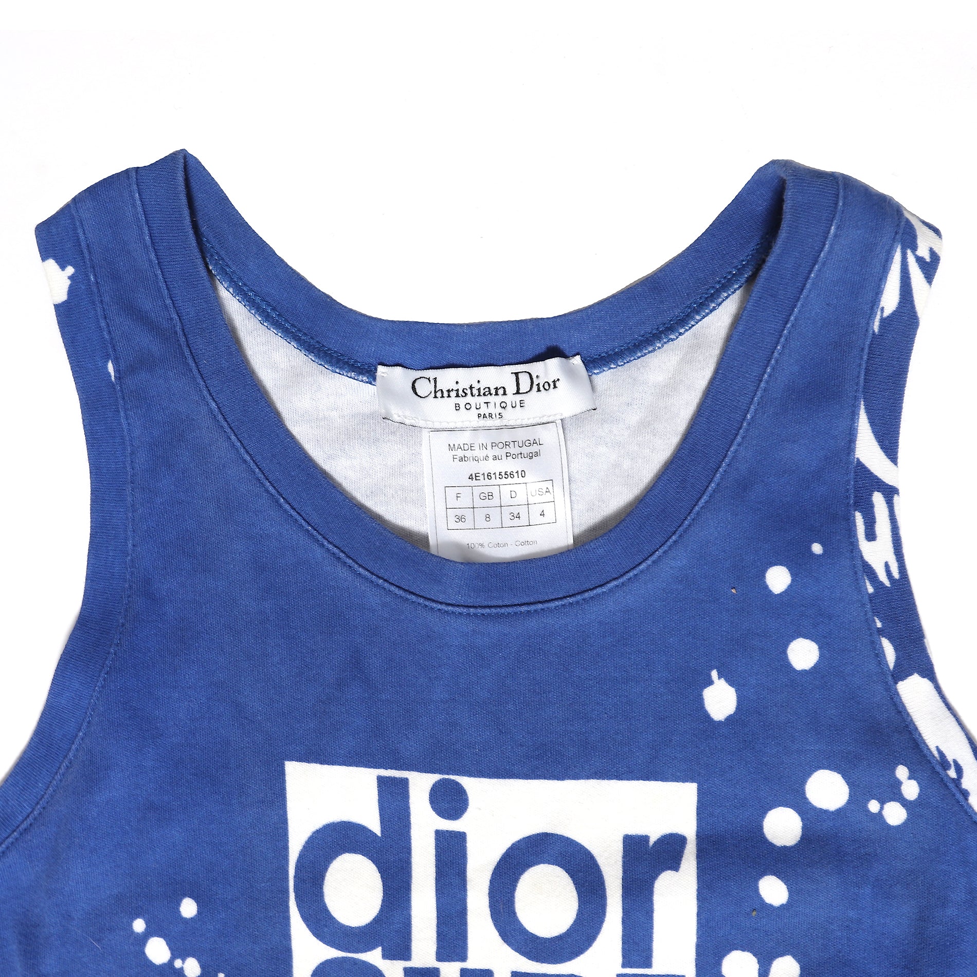 Christian Dior by John Galliano SS04 "Surf Chick" Laced Tanktop