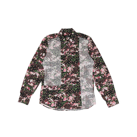 Givenchy SS14 Floral Reversed Patchwork Shirt