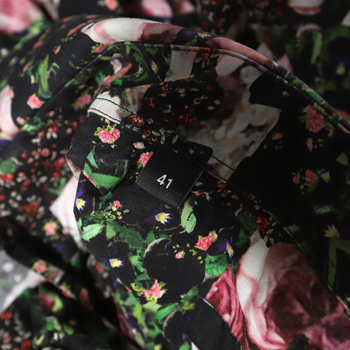 Givenchy SS14 Floral Reversed Patchwork Shirt