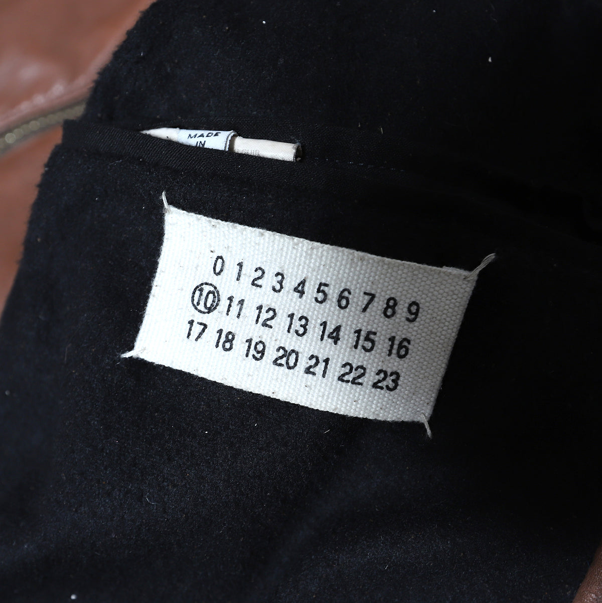 Maison Martin Margiela AW04 5 Zip Leather Jacket