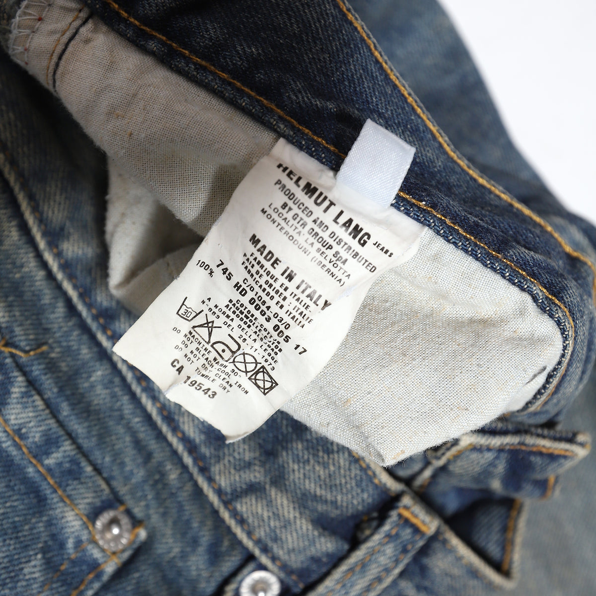 Helmut Lang 1998 Painter Denim
