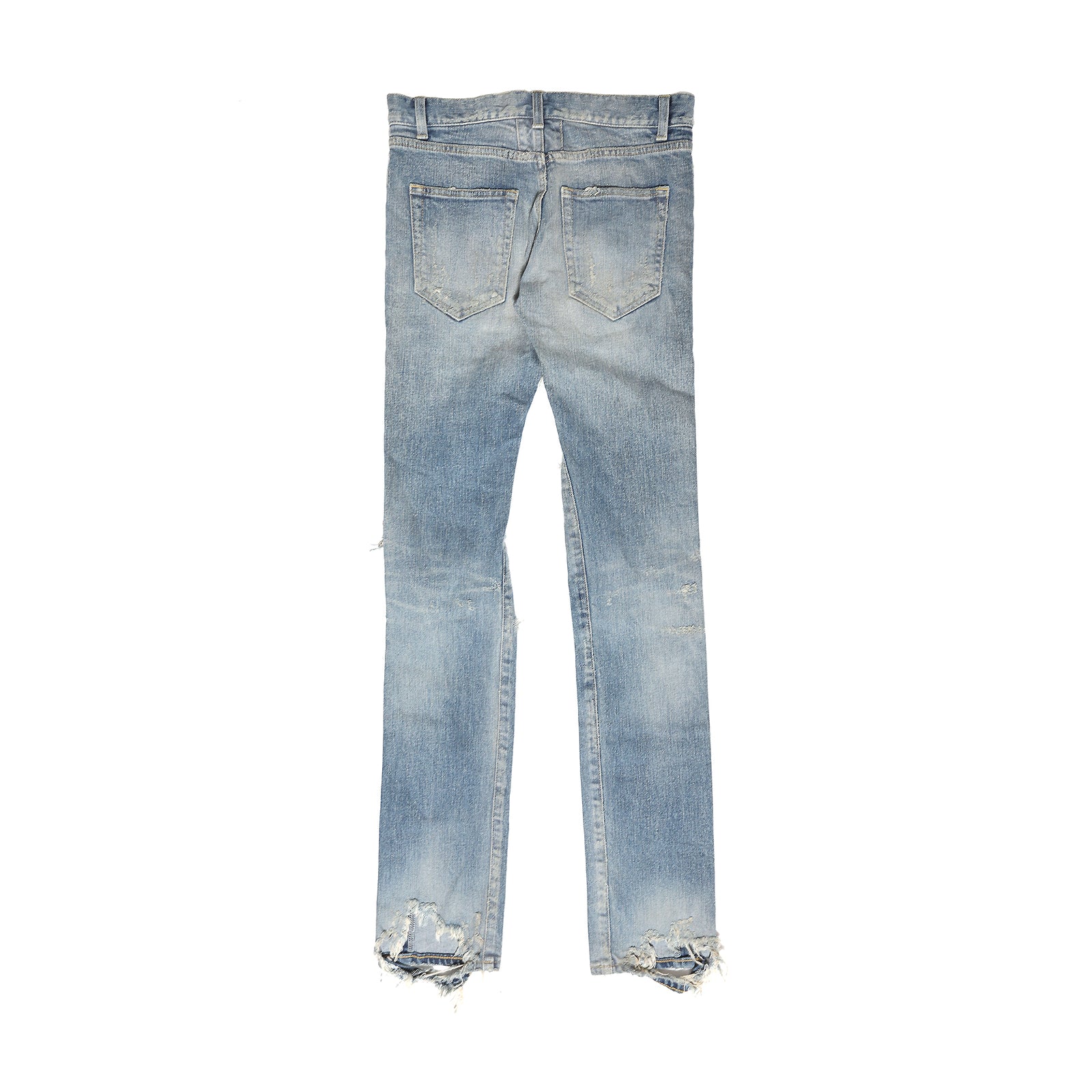 Saint Laurent Paris FW13 Sample Knee Blow Out Denim