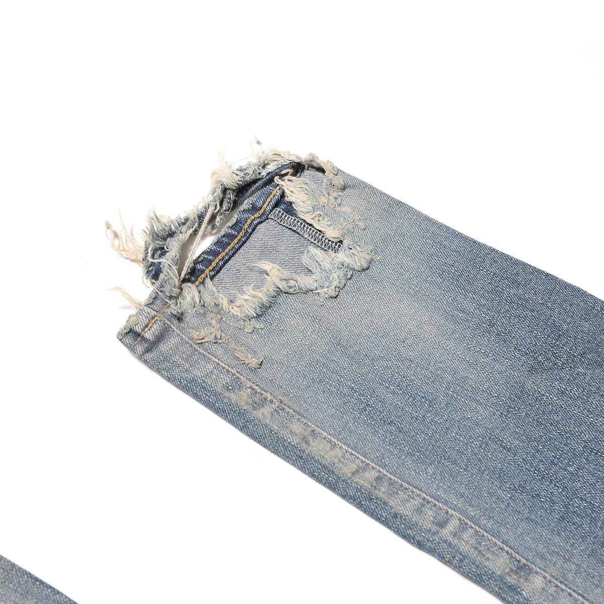 Saint Laurent Paris FW13 Sample Knee Blow Out Denim