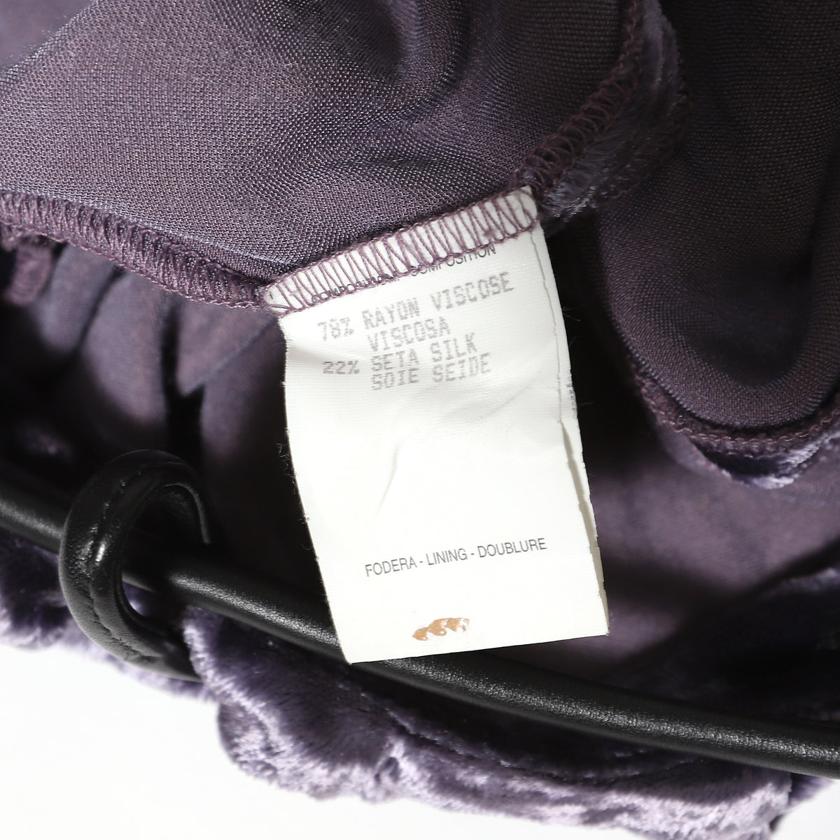 Gucci by Tom Ford AW99 Leather Belted Velvet Skirt