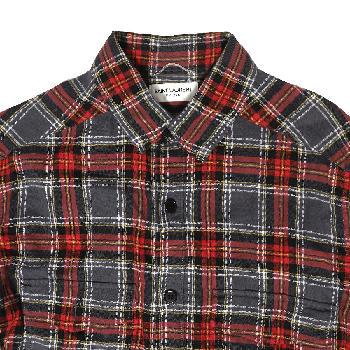 Saint Laurent Paris SS16 Surf Sound Gradient Bleach Shirt