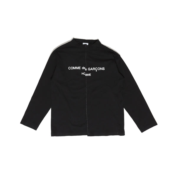 Comme des Garcons Homme FW93 Reconstructed Split Logo Longsleeve