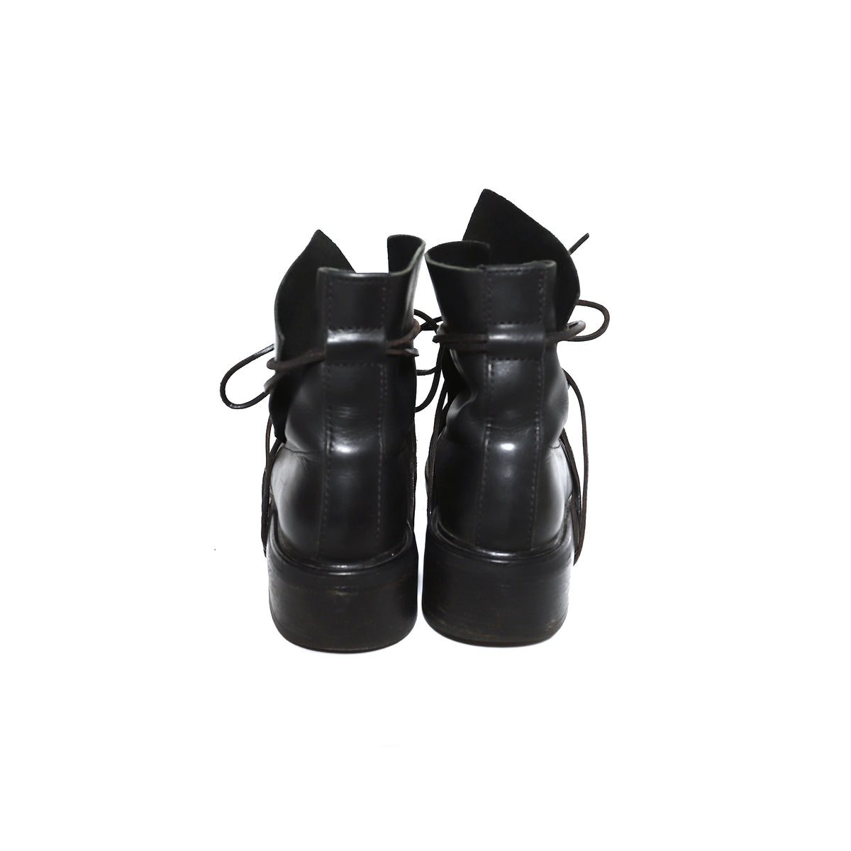 Dirk Bikkembergs 1996 Lace Through Leather Boots