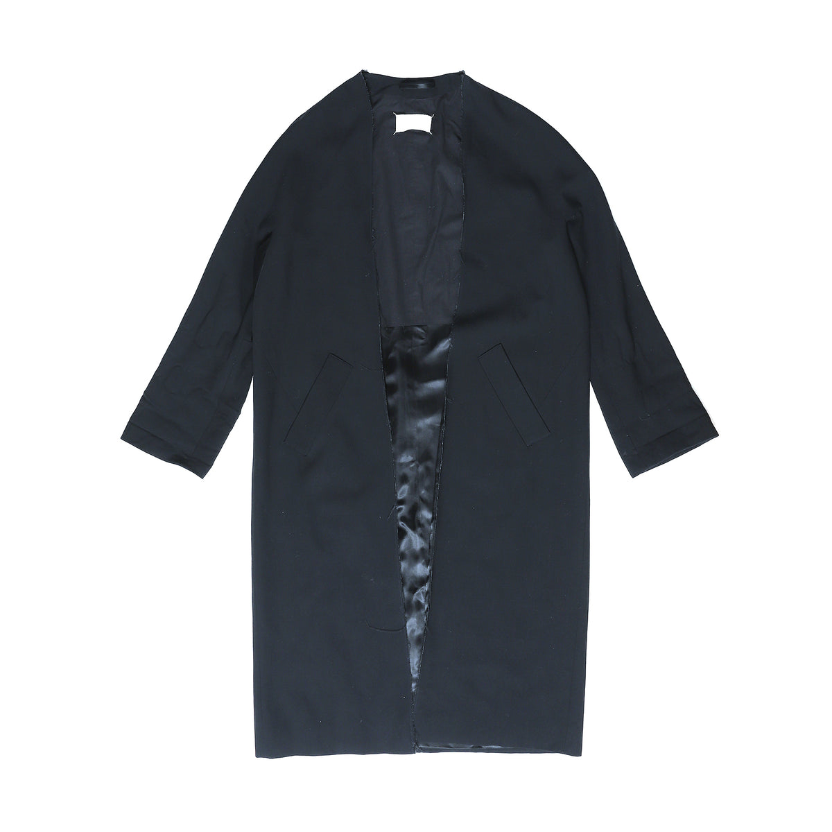Maison Martin Margiela 90s Raw Seam Overcoat