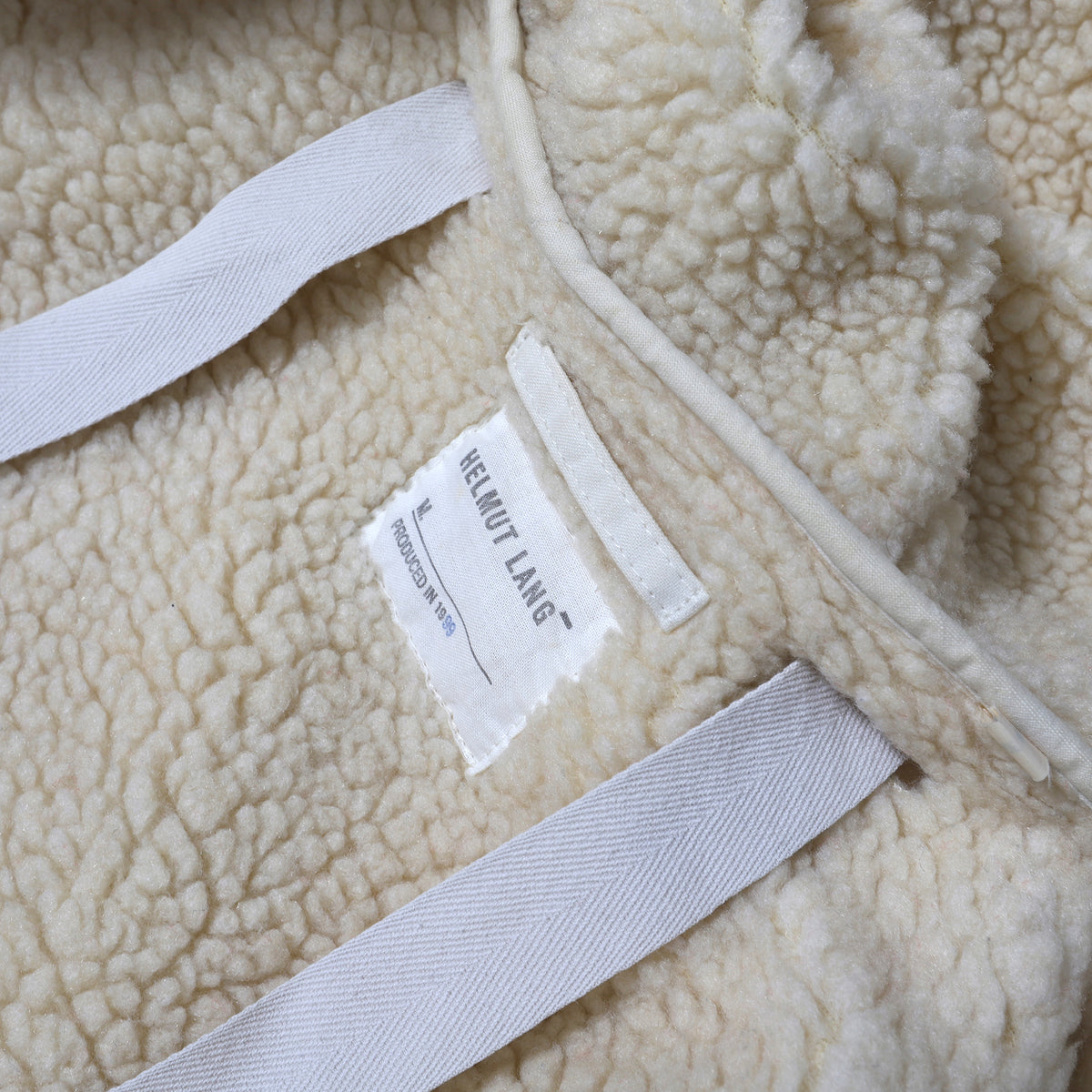 Helmut Lang FW99 Sherpa Lined Cotton Parka
