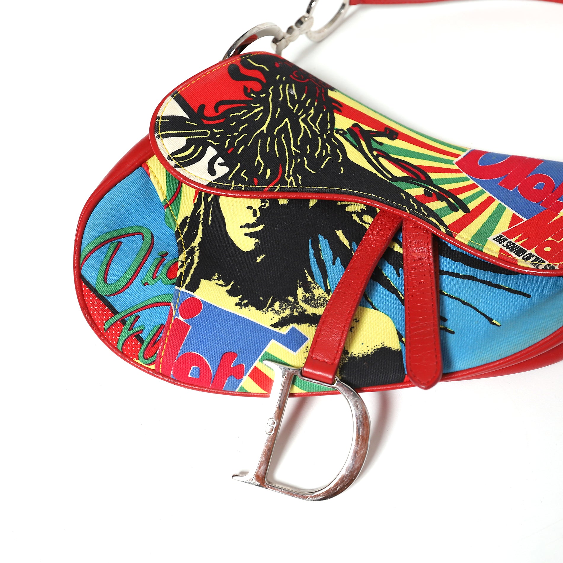 Christian Dior by John Galliano FW03 Bob Marley Saddle Bag