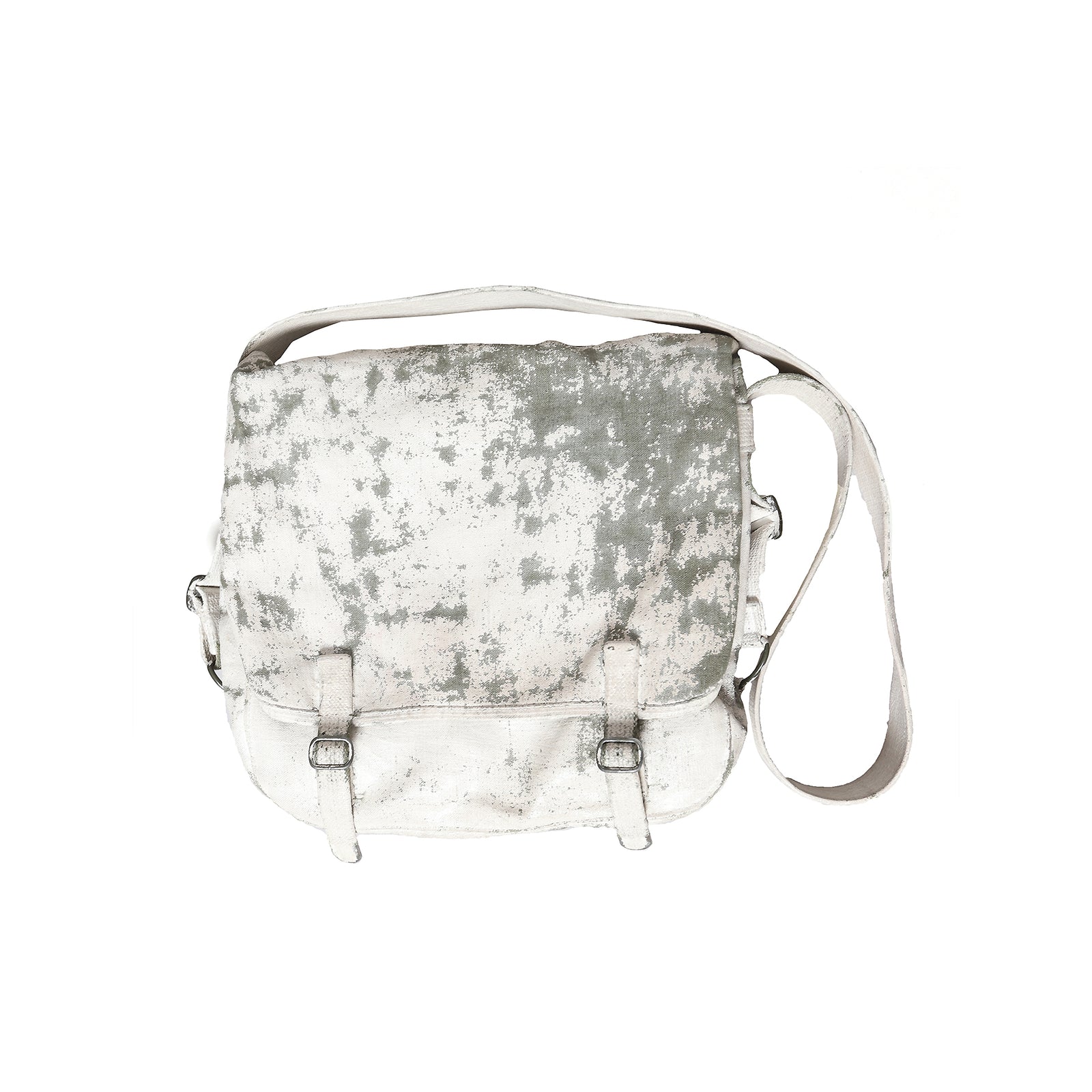 Maison Martin Margiela Artisanal Painted Military Messenger Bag