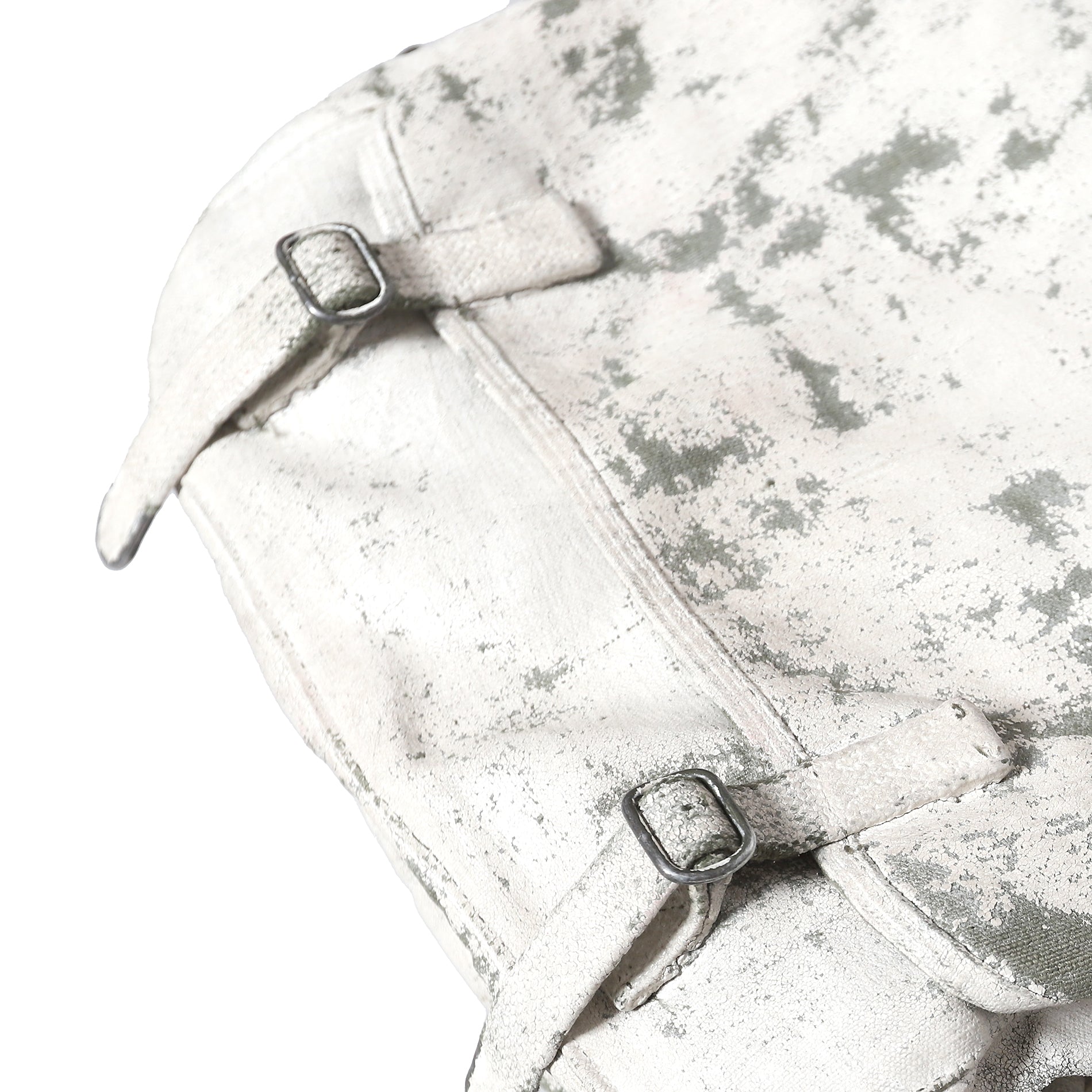 Maison Martin Margiela Artisanal Painted Military Messenger Bag