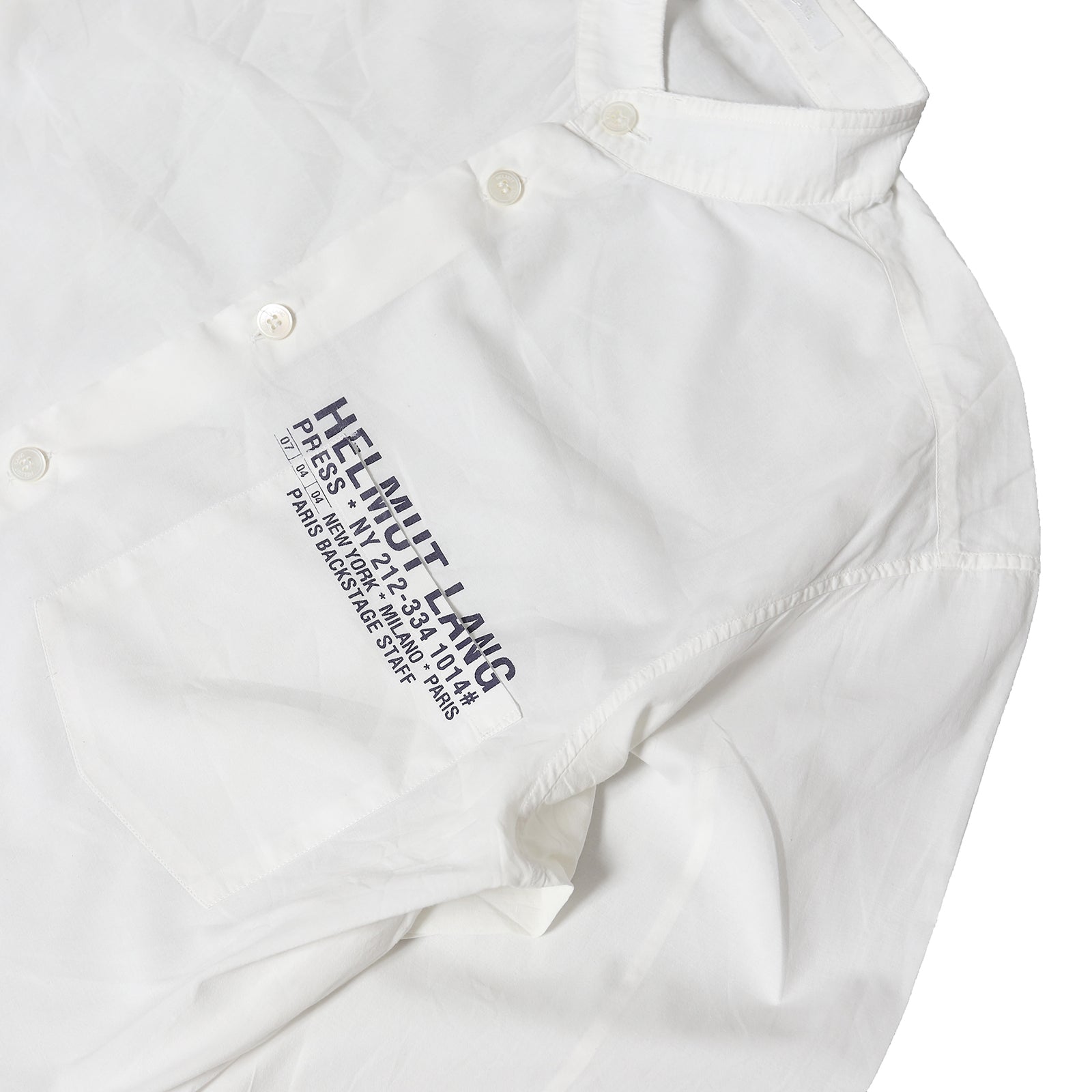 Helmut Lang SS04 Backstage Staff Shirt