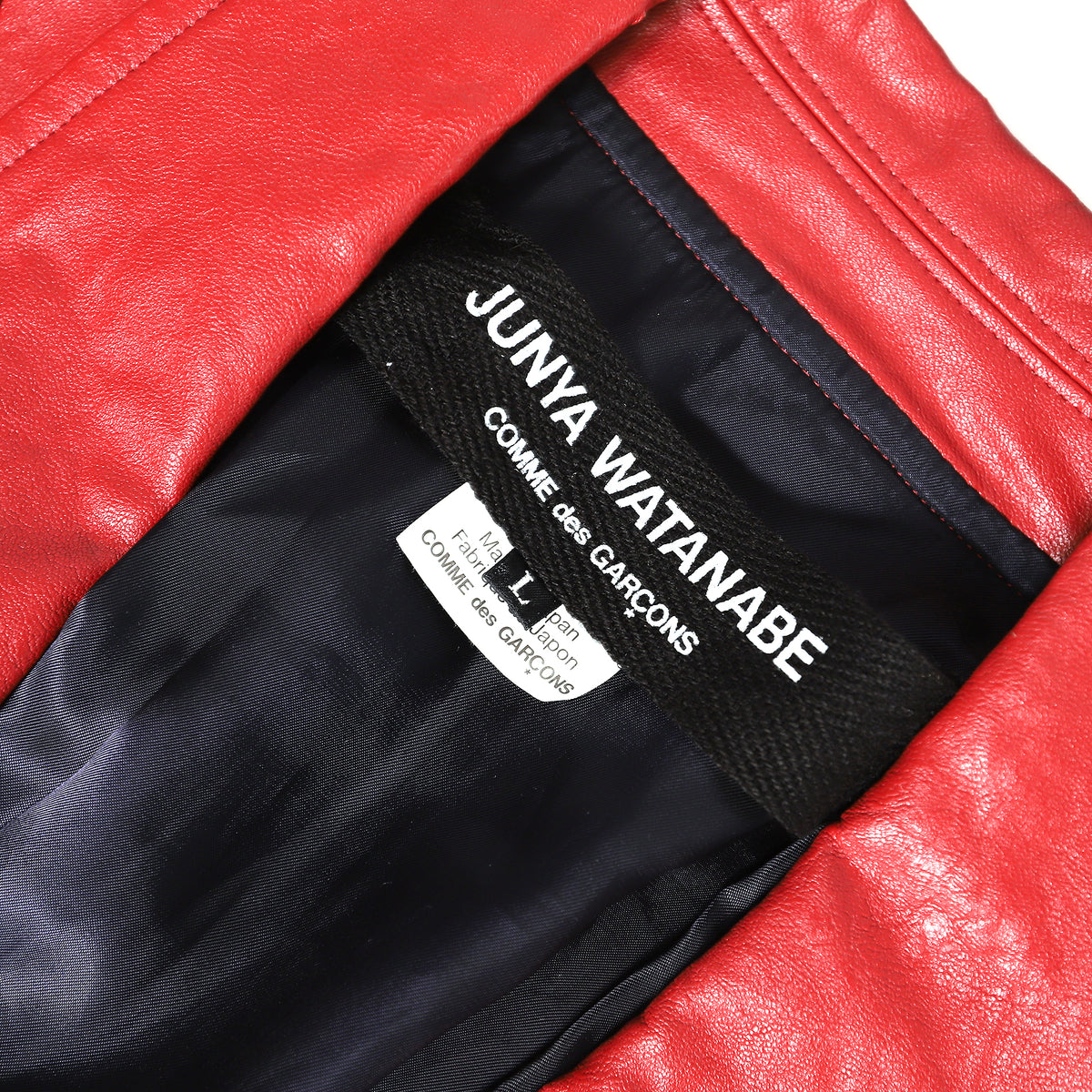 Junya Watanabe FW13 Patchwork Perfecto Leather Dress