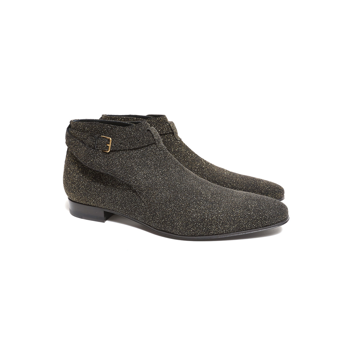 Saint Laurent FW15 Glitter Jodhpur Boots