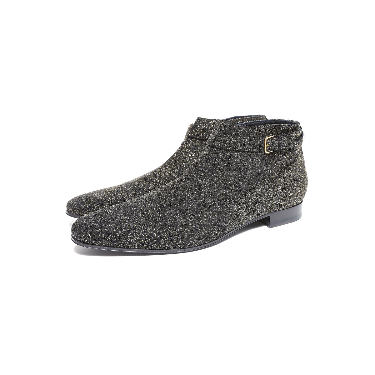 Saint Laurent FW15 Glitter Jodhpur Boots