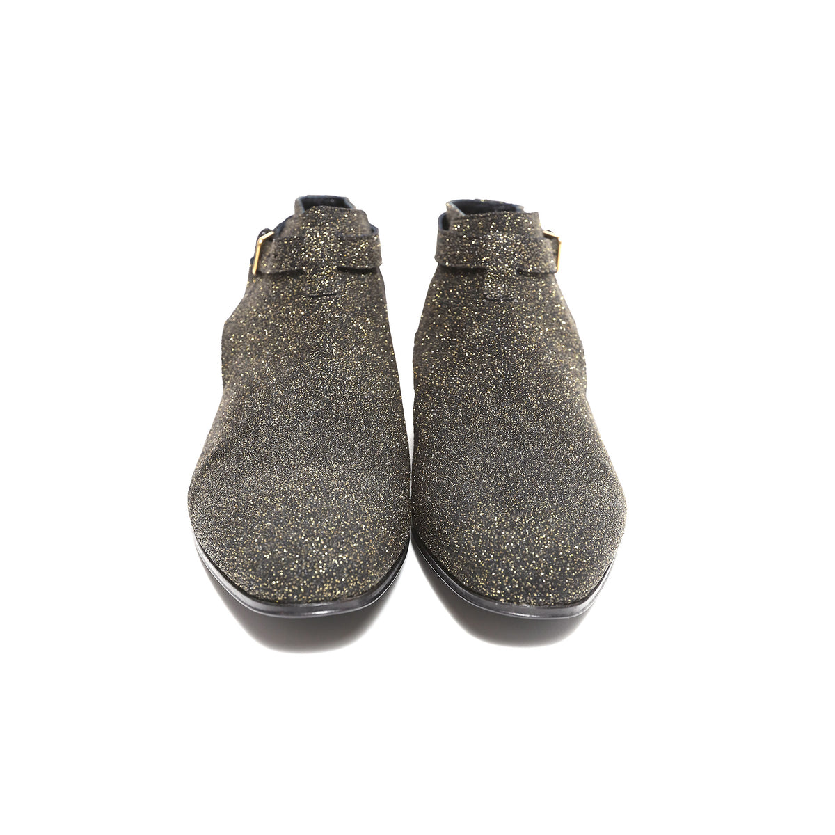 Saint Laurent FW15 Glitter Jodhpur Boots