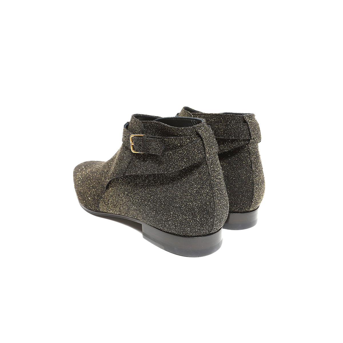 Saint Laurent FW15 Glitter Jodhpur Boots