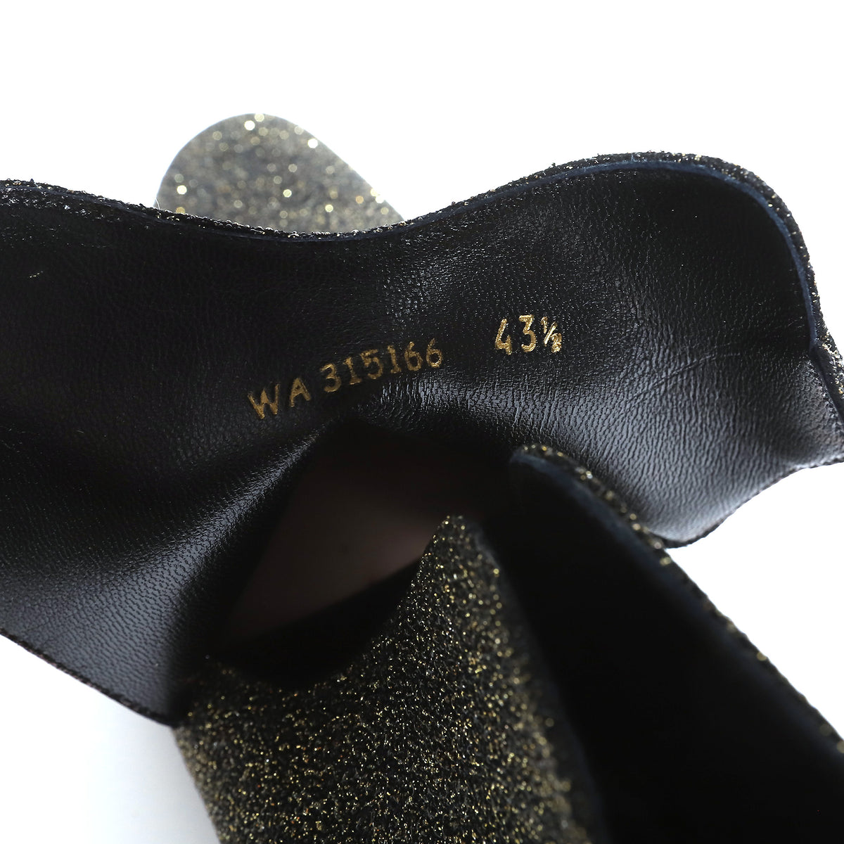 Saint Laurent FW15 Glitter Jodhpur Boots