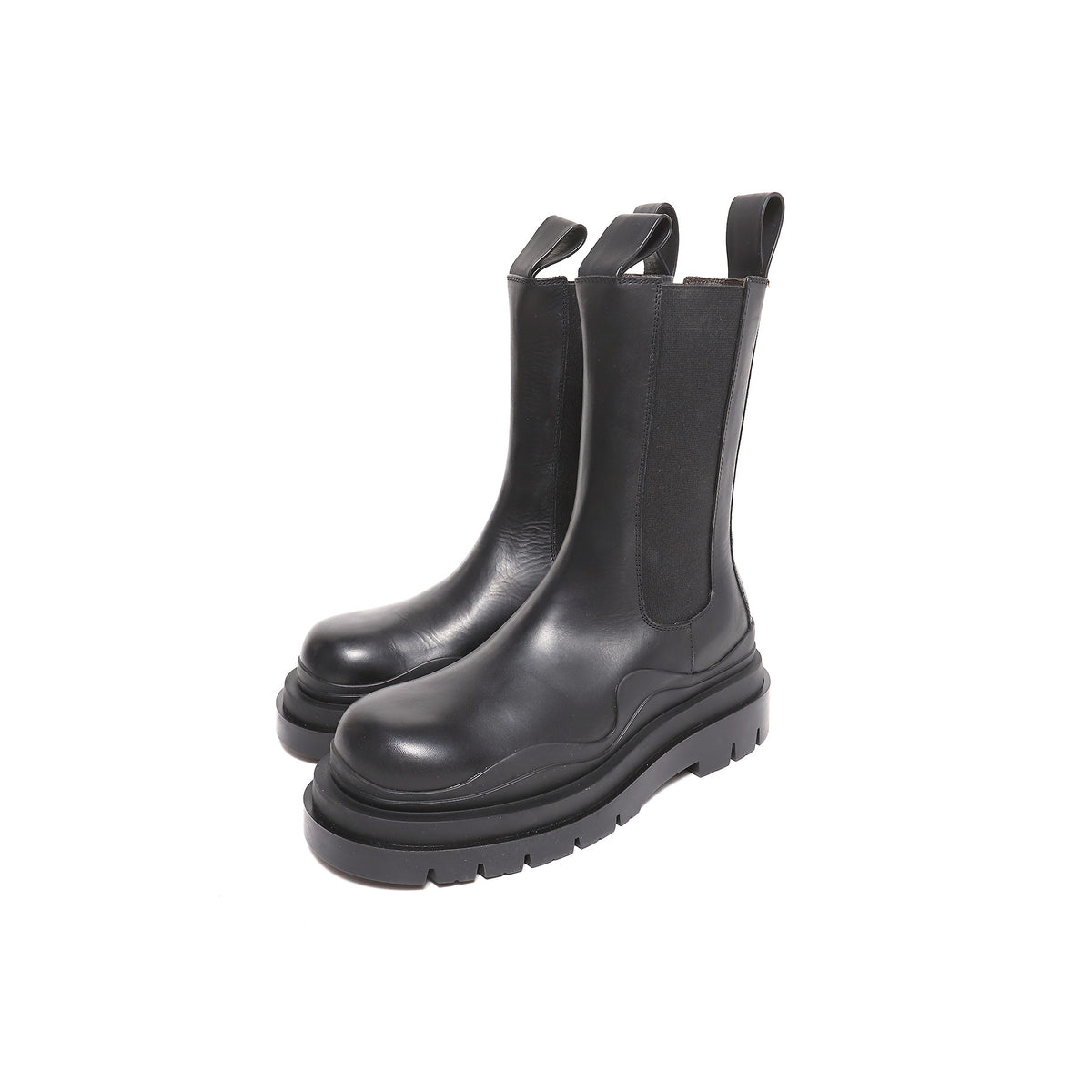 Bottega Veneta FW20 Tyre Black Leather Boots
