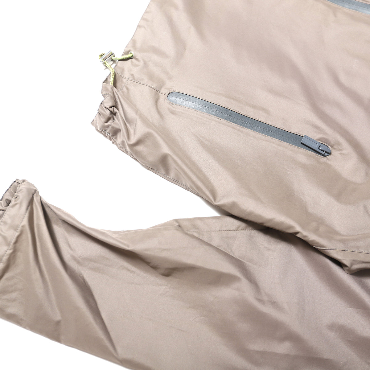 Hermès SS21 Brown Silk and Snakeskin Windbreaker