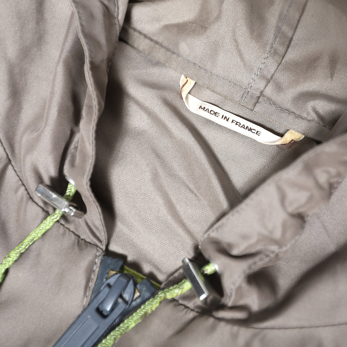 Hermès SS21 Brown Silk and Snakeskin Windbreaker