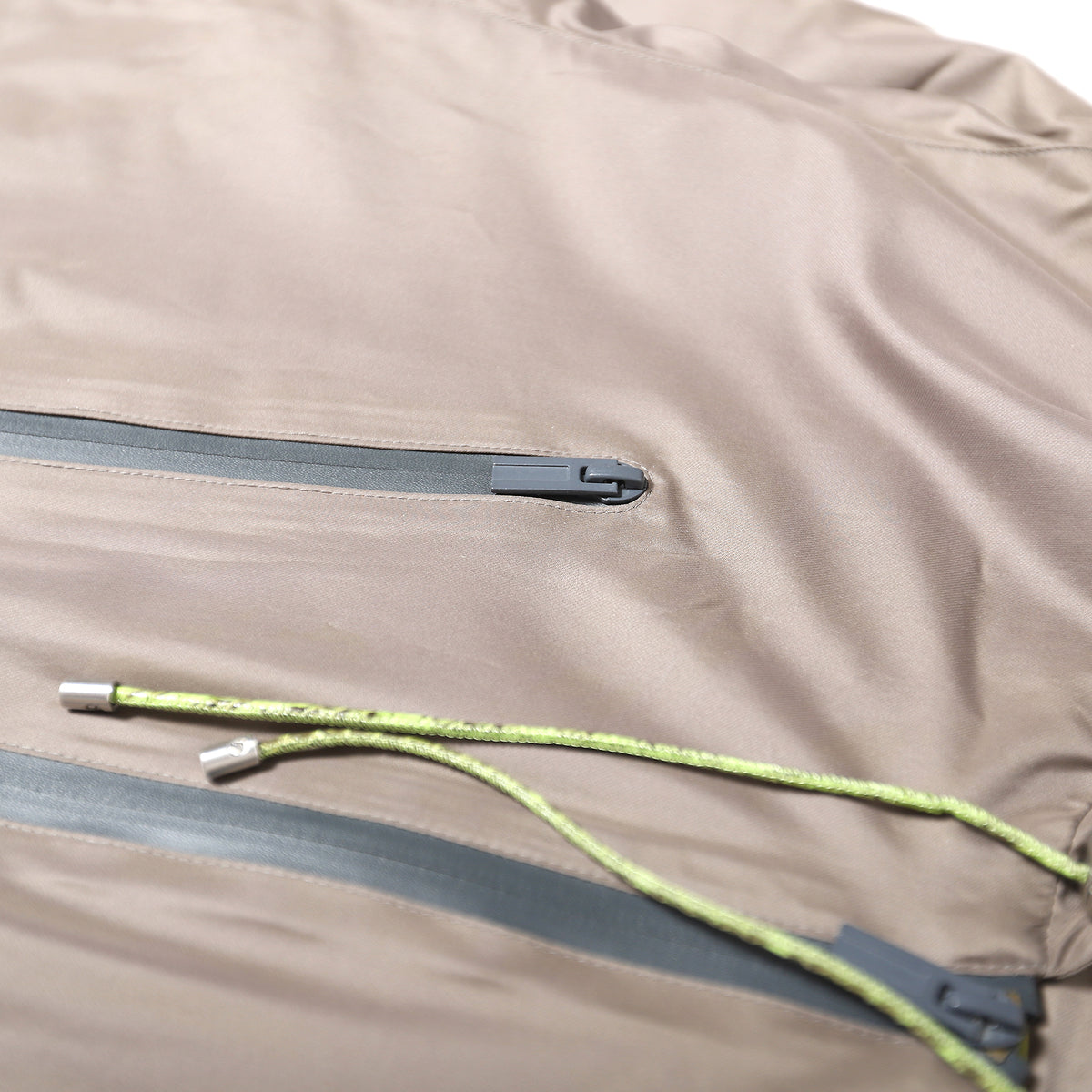 Hermès SS21 Brown Silk and Snakeskin Windbreaker