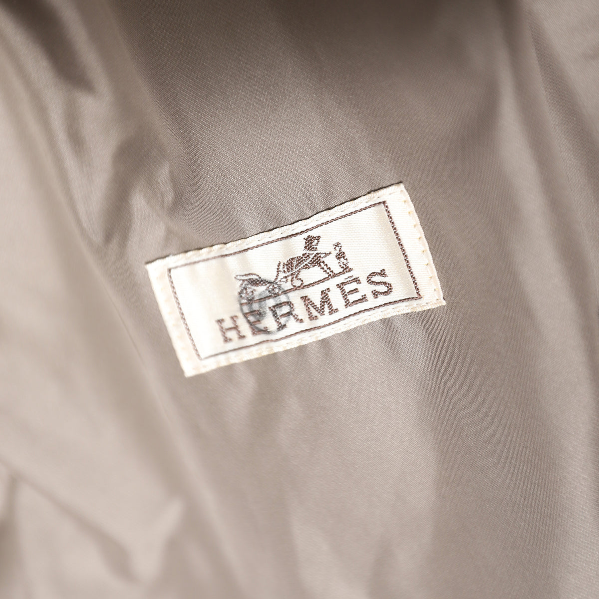Hermès SS21 Brown Silk and Snakeskin Windbreaker