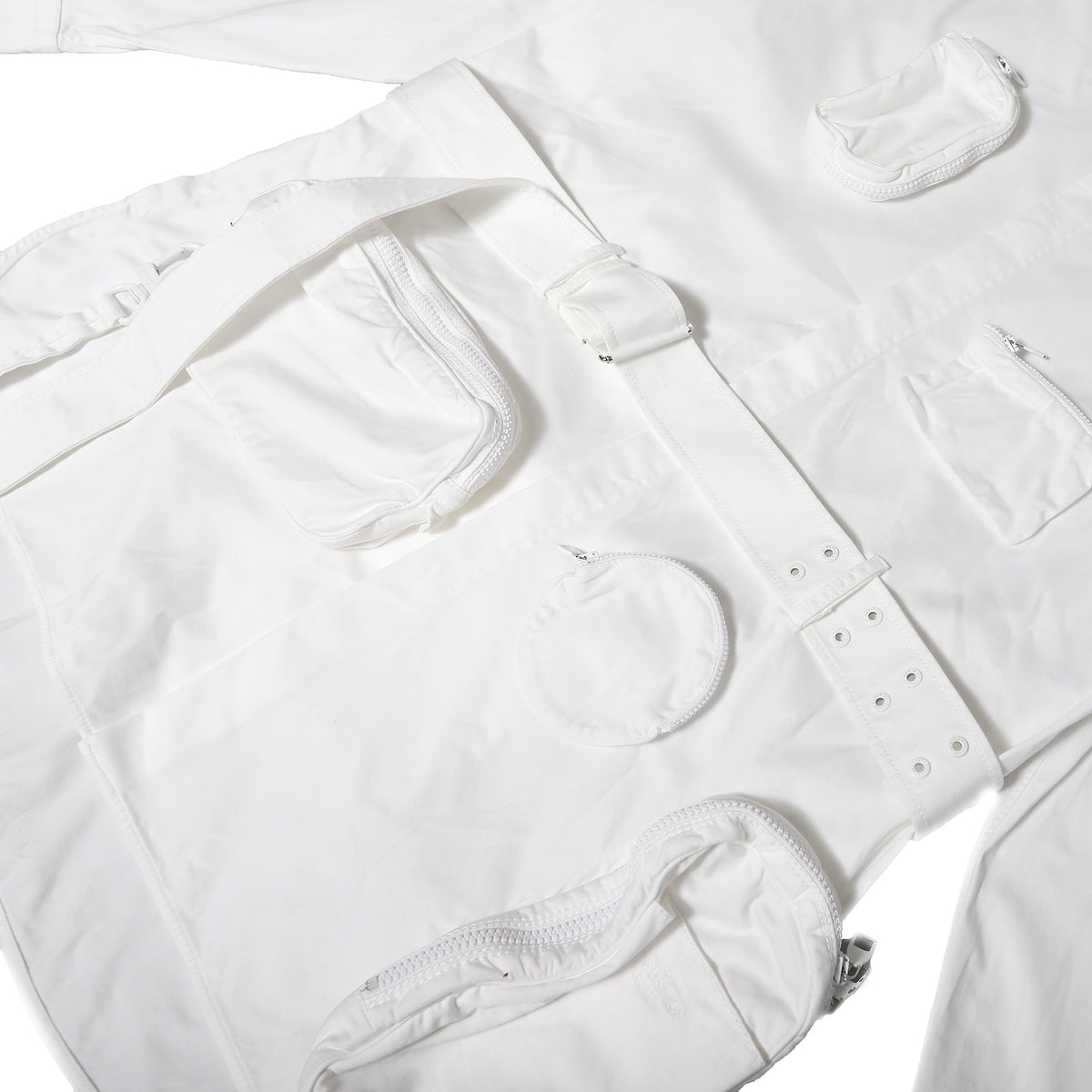 Louis Vuitton SS19 Plain Rainbow White Cargo Shirt