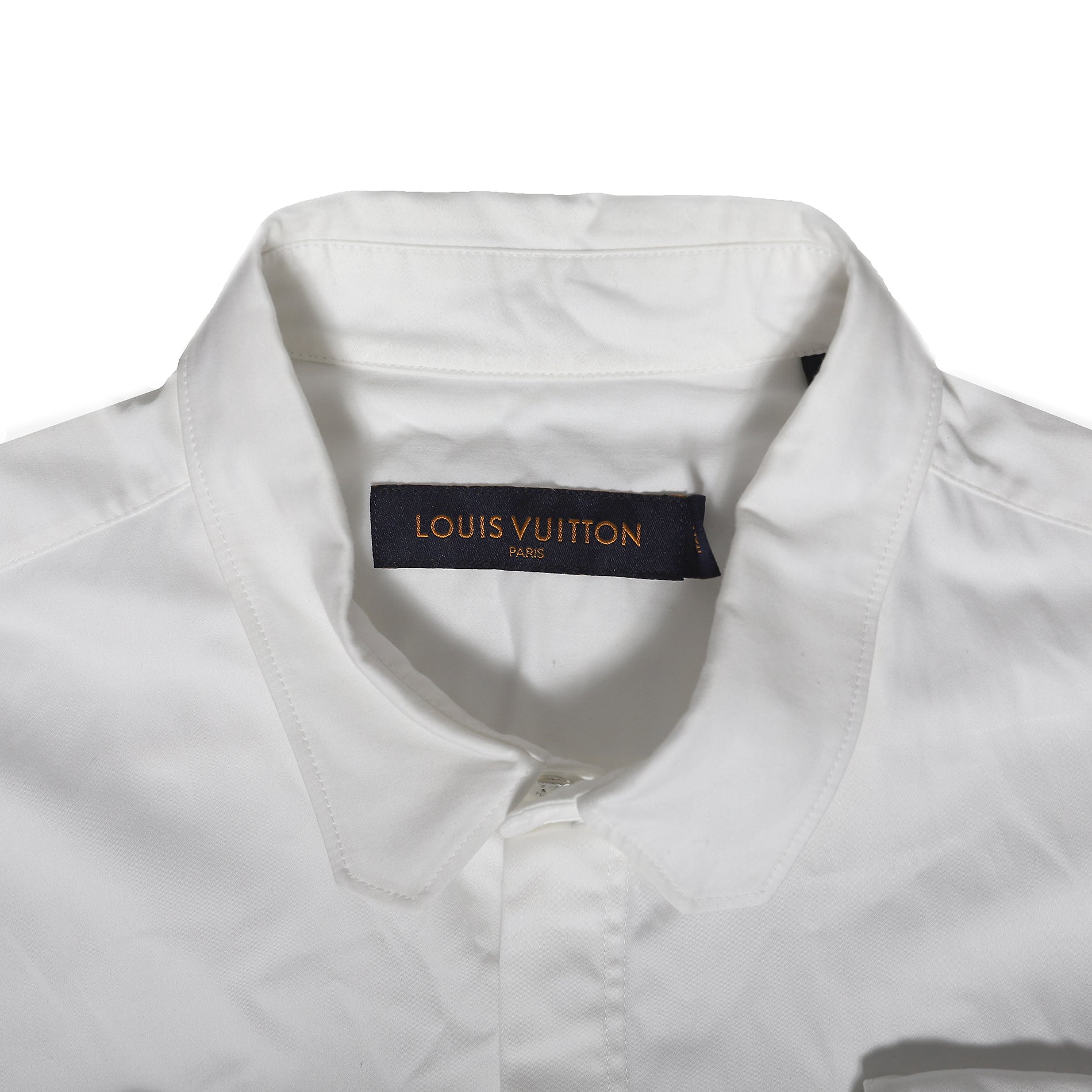 Louis Vuitton SS19 Plain Rainbow White Cargo Shirt