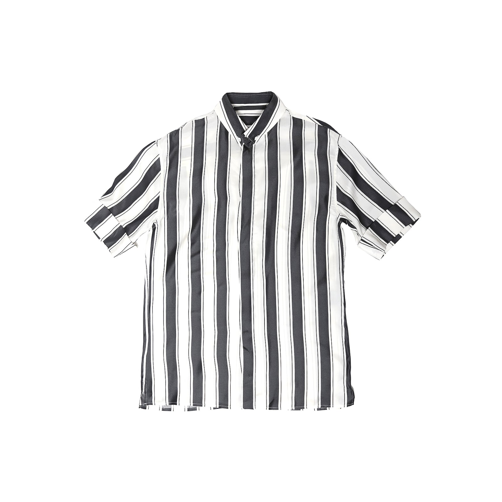 Haider Ackermann SS17 Striped Shortsleeve Shirt