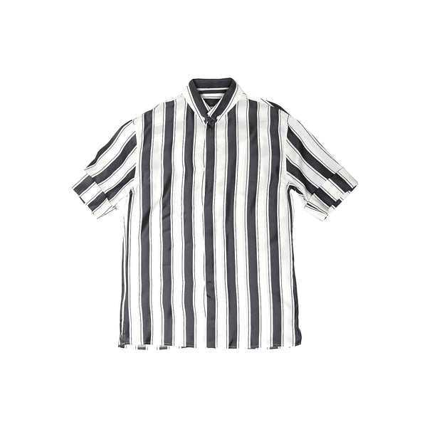 Haider Ackermann SS17 Striped Shortsleeve Shirt - Ākaibu Store