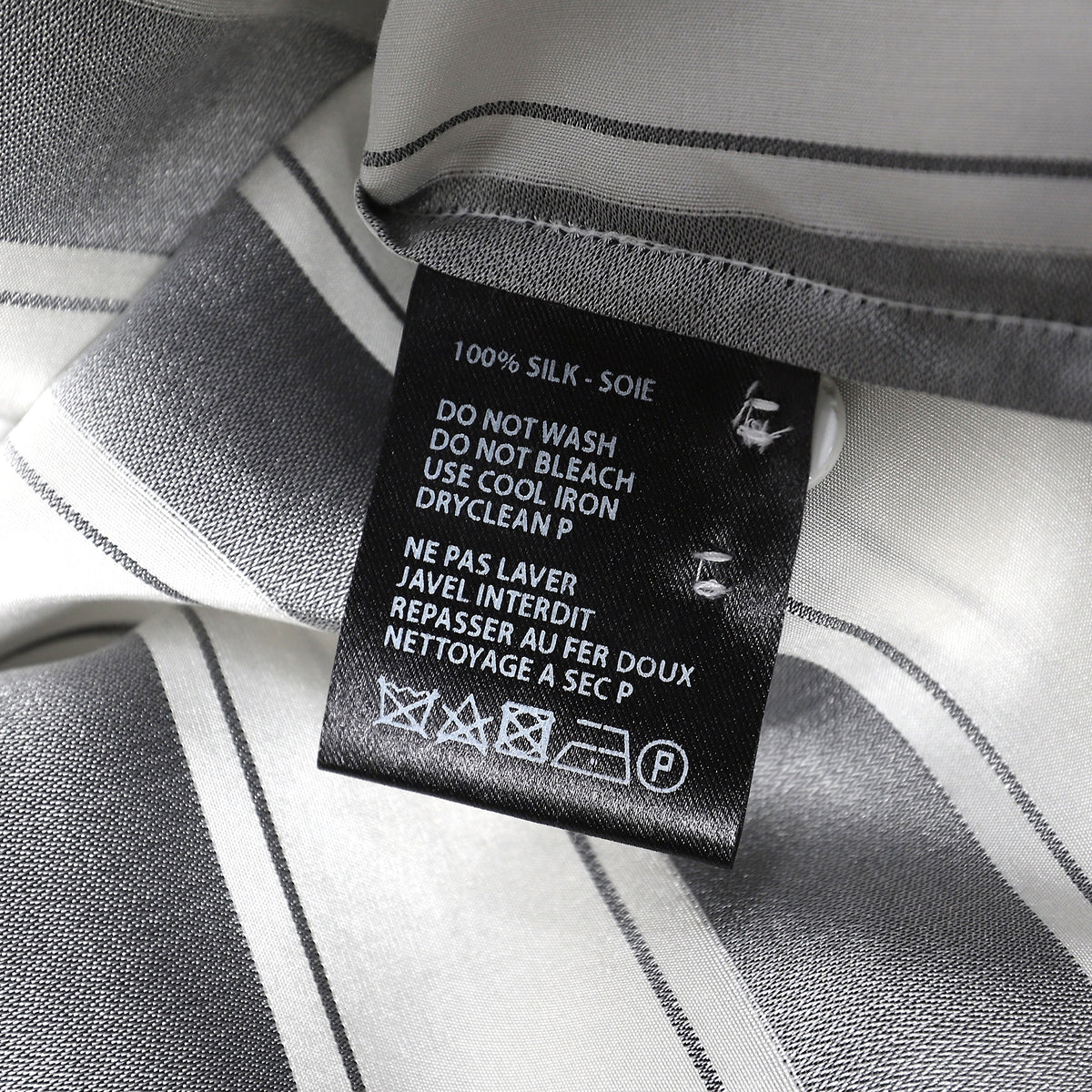 Haider Ackermann SS17 Striped Shortsleeve Shirt