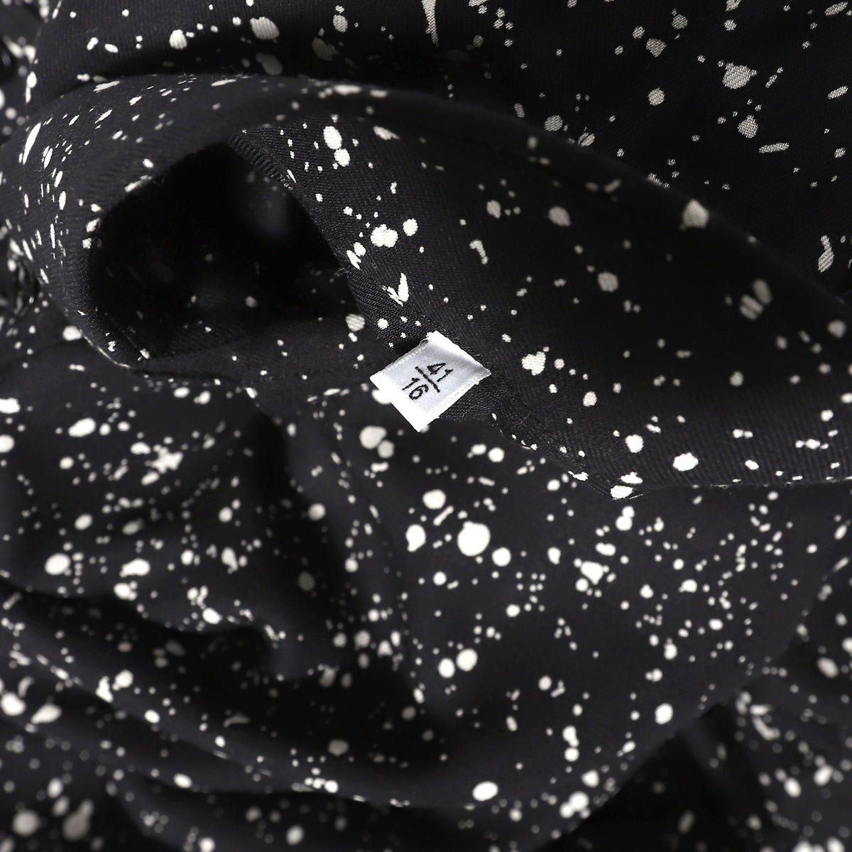 Saint Laurent FW15 Paint Splatter Look Viscose Shirt