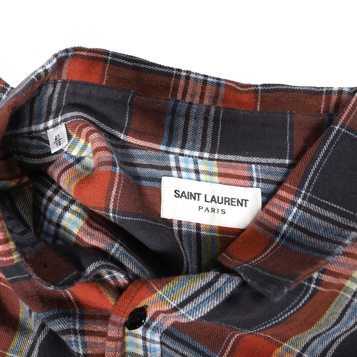 Saint Laurent SS16 Surf Sound Plaid Shirt