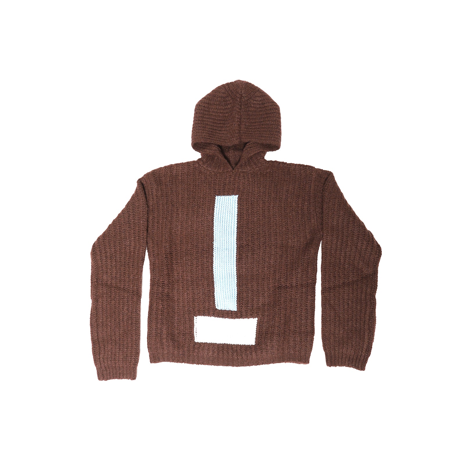 Rick Owens FW20 Brown Knit Hoodie
