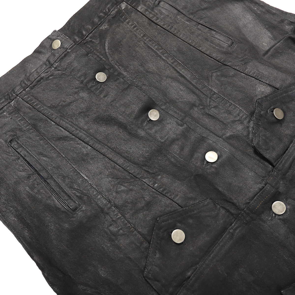 Maison Martin Margiela 1999 Artisanal Black Painted Vest