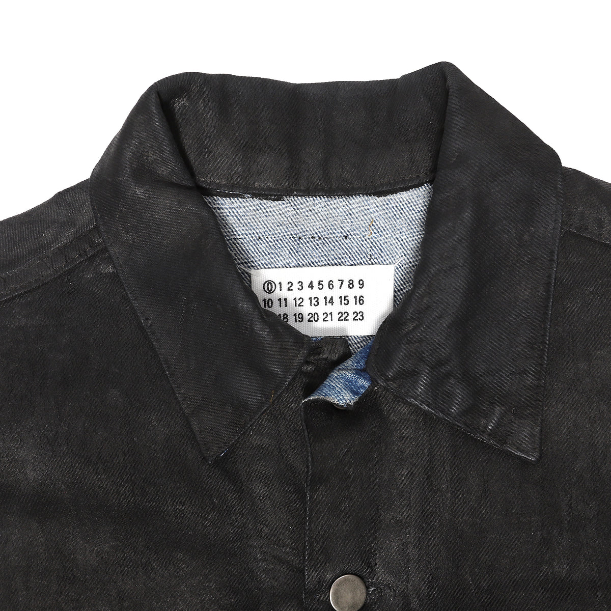 Maison Martin Margiela 1999 Artisanal Black Painted Vest