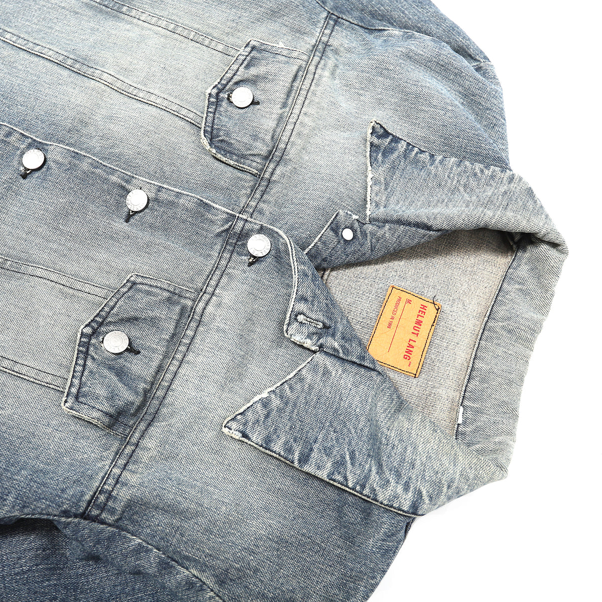 Helmut Lang 1998 Washed Blue Denim Jacket