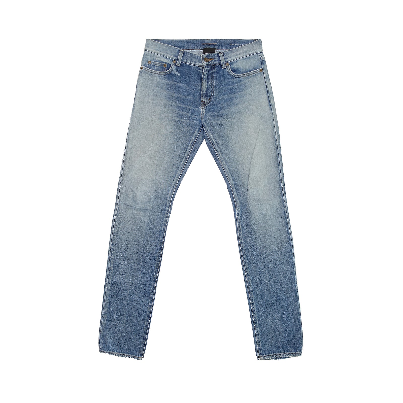 Saint Laurent Paris SS16 Washed Blue Runway Denim